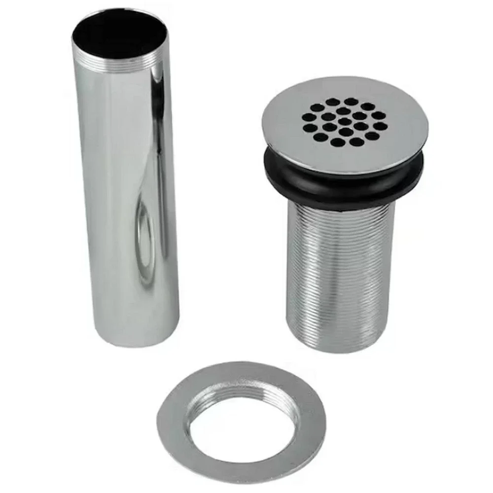 Glacier Bay 2-3/4 in. Lavatory Sink Brass Grid Drain without Overflow in Chrome